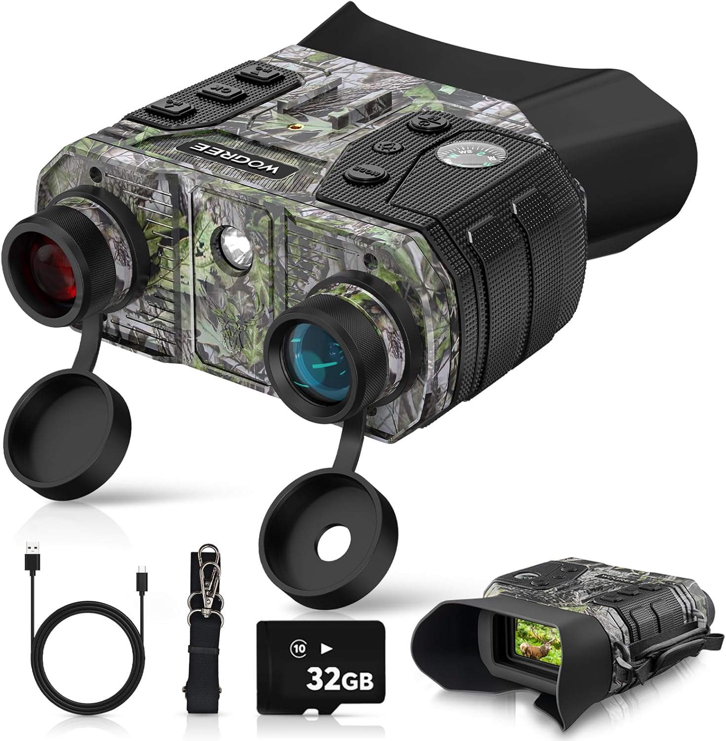 Nightiger Digital Infrared Day Night Vision Binoculars