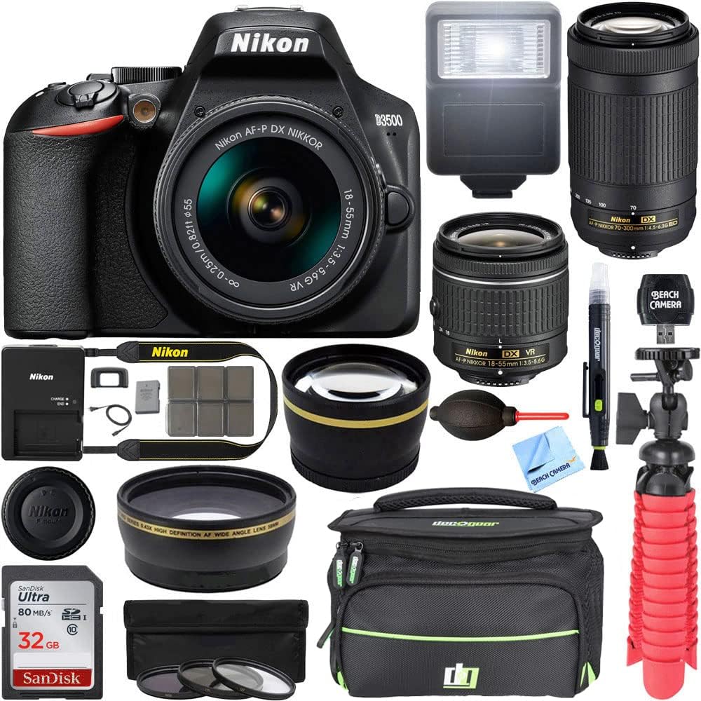 Nikon D3500 DSLR Camera Bundle